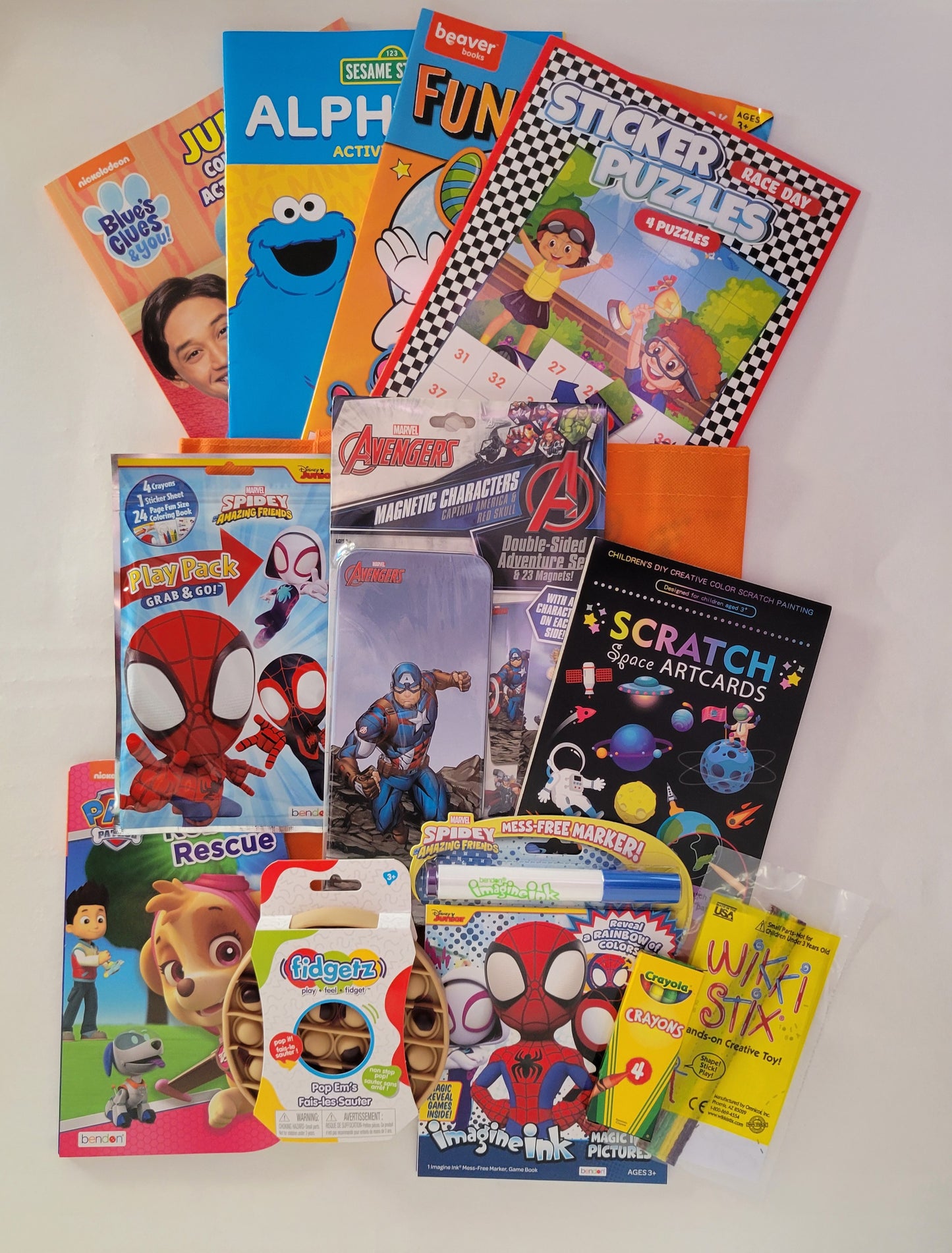 3 Years Old Boys' Large Activity Bundle - Orange