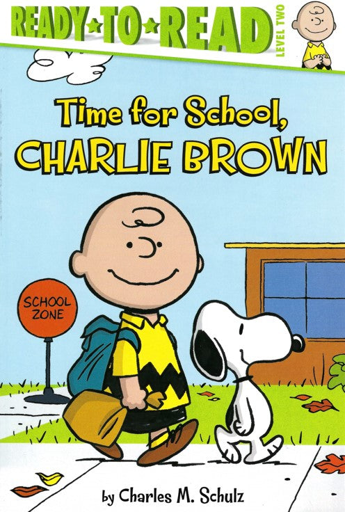 Charlie Brown Ready to Read Books - Time for School Charlie Brown