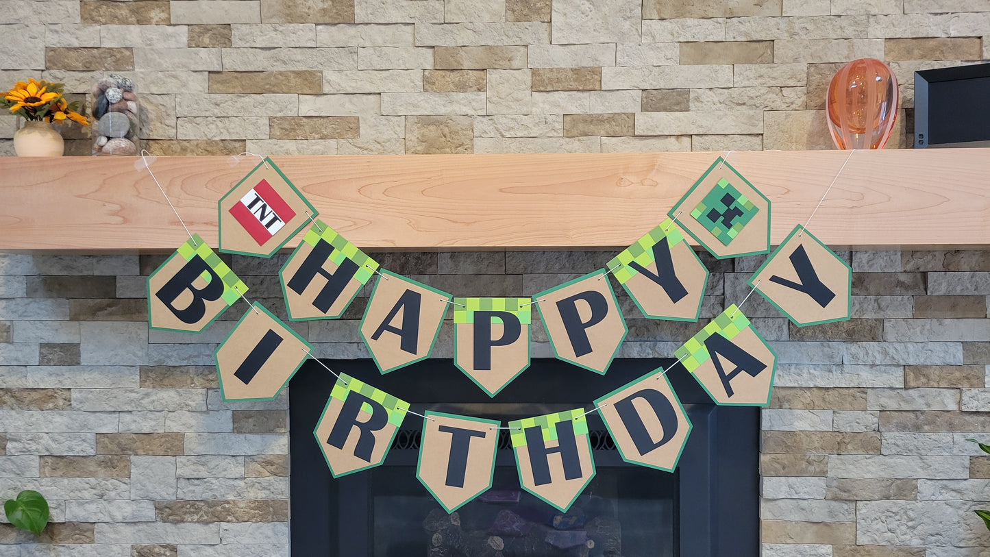 Mining & Crafting Theme - Birthday Bundle