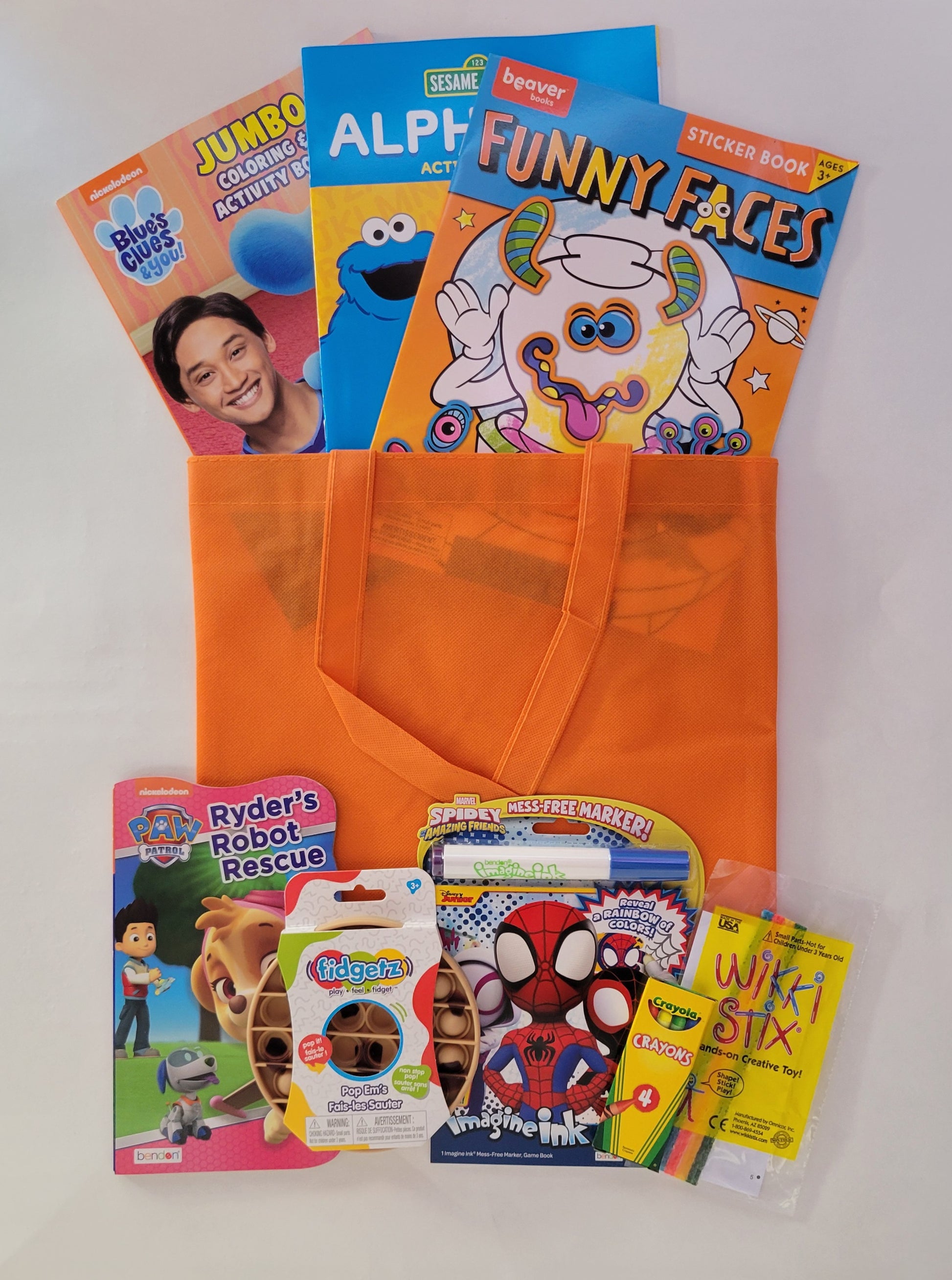 3 Years Old Boys' Small Activity Bundle - Orange