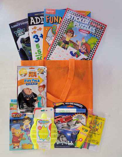 5 Years Old + Boys' Medium Activity Bundle - Orange