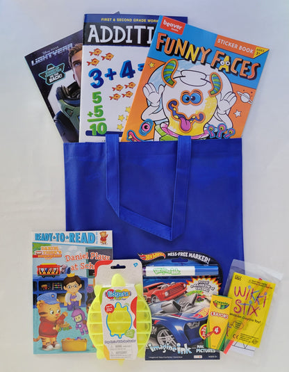5 Years Old + Boys' Small Activity Bundle - Blue