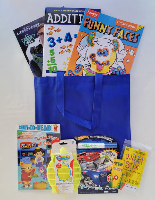 5 Years Old + Boys' Small Activity Bundle - Blue