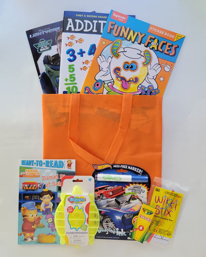 5 Years Old + Boys' Small Activity Bundle -  Orange