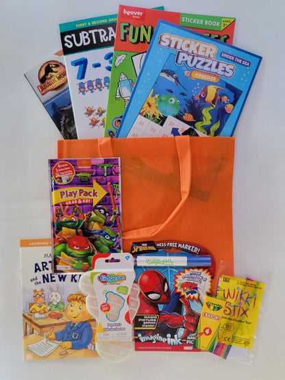 7 Years Old + Boys' Medium Activity Bundle - Orange