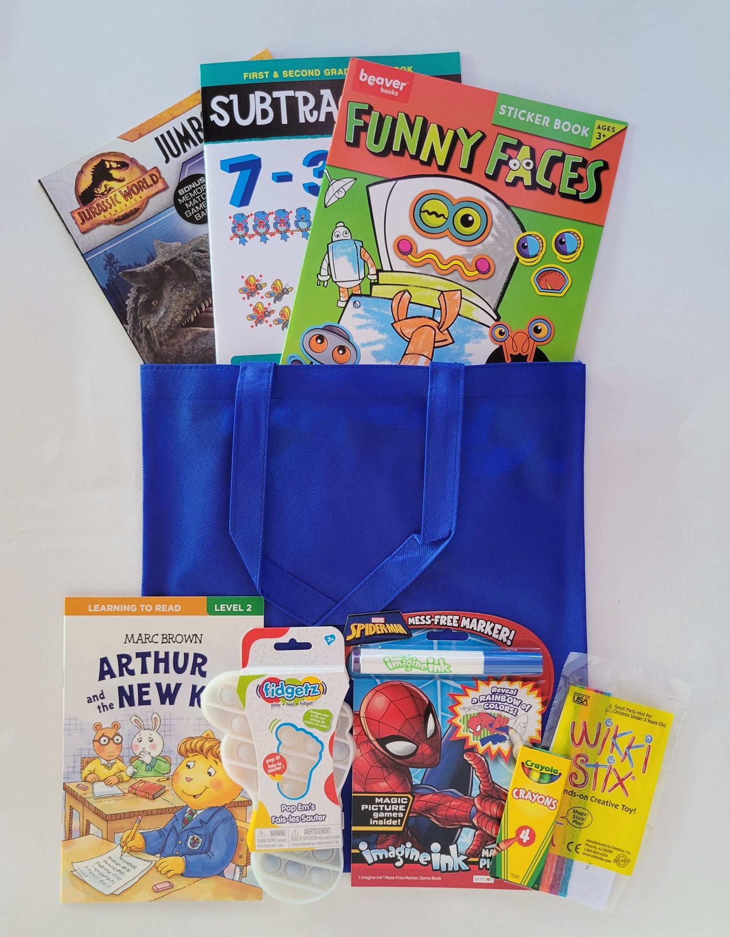 7 Years Old + Boys' Small Activity Bundle - Blue