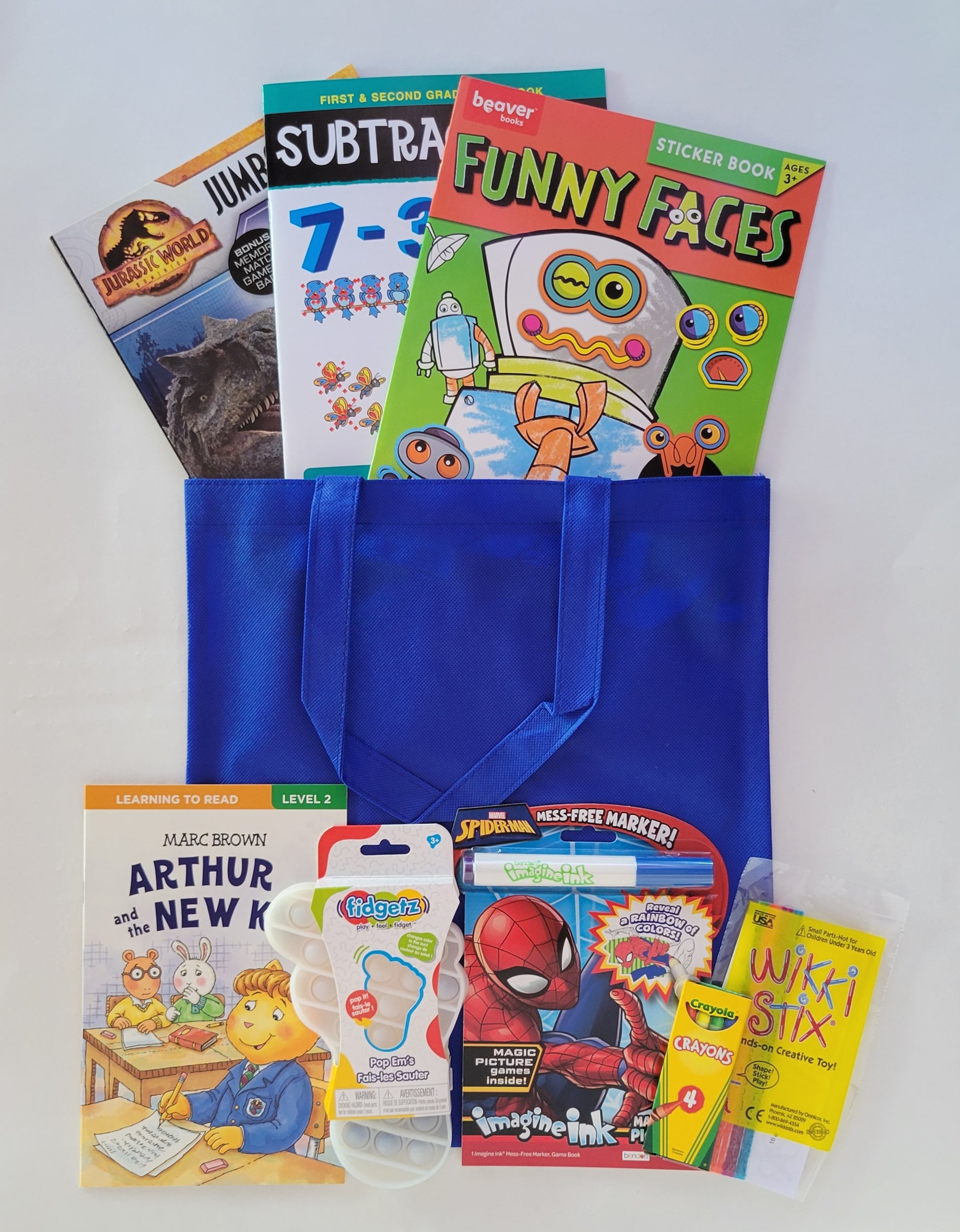 7 Years Old + Boys' Small Activity Bundle - Blue