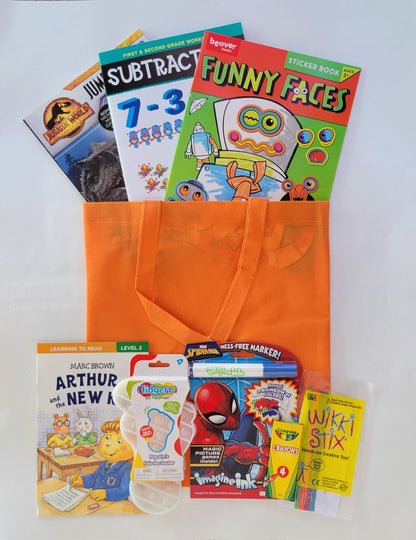 7 Years Old + Boys' Small Activity Bundle - Orange