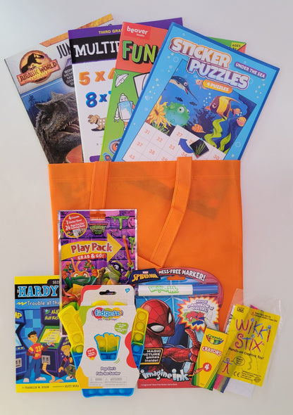 9 Years Old + Boys' Medium Activity Bundle - Orange