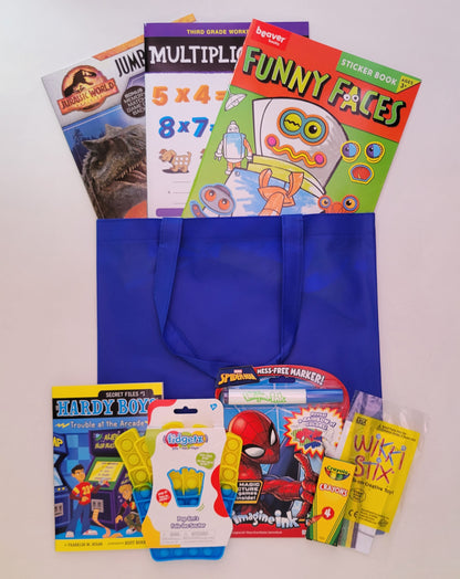 9 Years Old + Boys' Small Activity Bundle - Blue