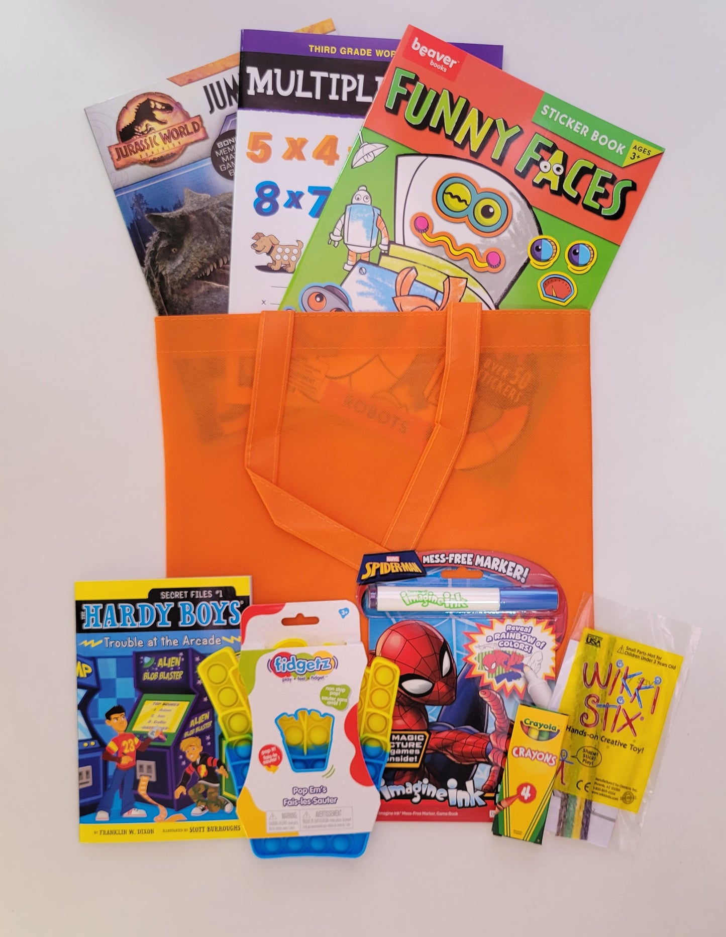 9 Years Old + Boys' Small Activity Bundle - Orange