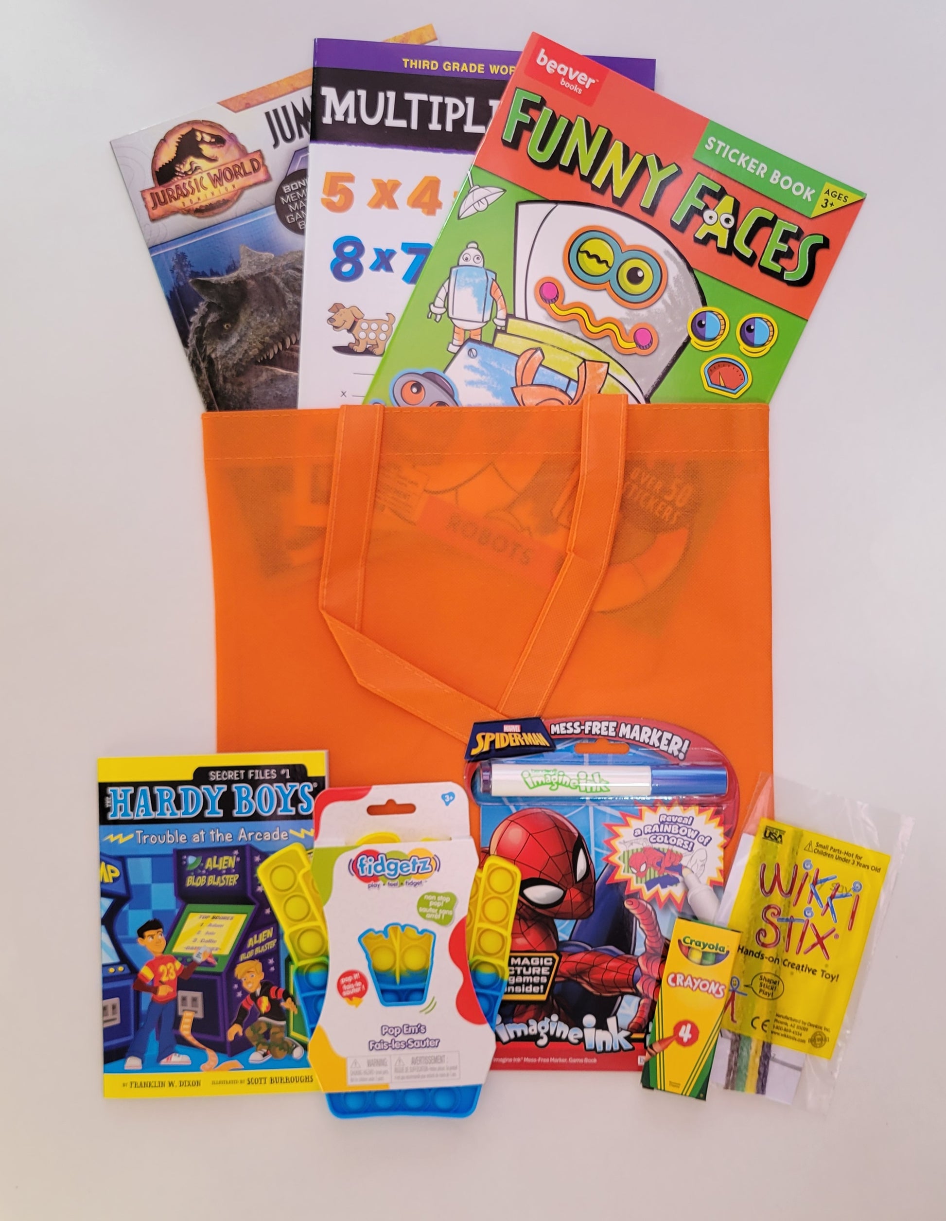 9 Years Old + Boys' Small Activity Bundle - Orange