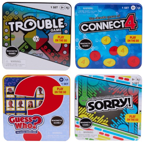 Magnetic Game Tins