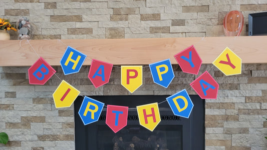 Red, Blue & Yellow Theme - Birthday Bundle