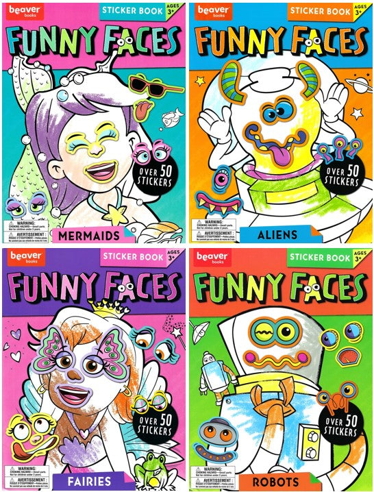 Funny Face Sticker Books Busy B Bundles funny-face-sticker-books-busy-b-bundles