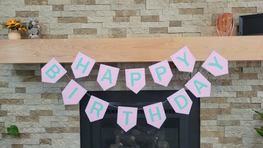 Pink, Lavender & Teal Theme - Birthday Bundle